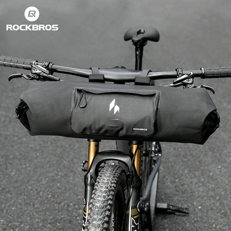 Load image into Gallery viewer, RideMate 100% Waterproof Bike Handlebar Bag 8L Double-sided Opening Expanded Capacity
