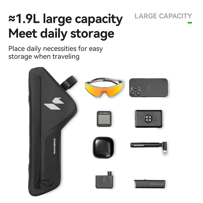 Load image into Gallery viewer, RideMate 100% Waterproof Frame Bag 1.9L Down Tube Bag
