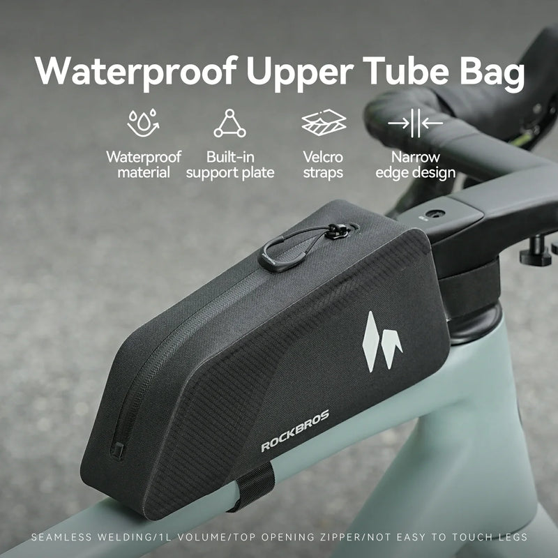 Load image into Gallery viewer, RideMate 100% Waterproof Top Tube Bag 1L

