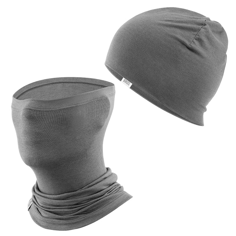 Load image into Gallery viewer, Winter Cap and Face Mask Set Merino Wool Thermal
