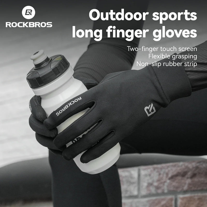 Load image into Gallery viewer, Winter Cycling Gloves Windproof Touch Screen Non-Slip Fleece Lined
