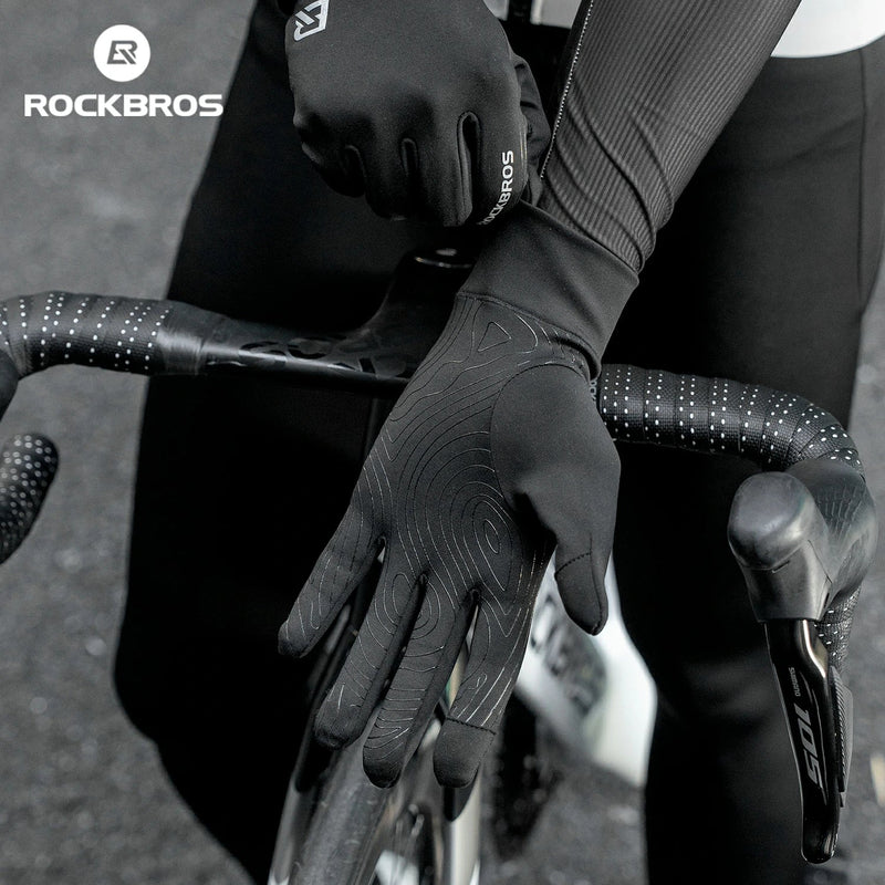 Load image into Gallery viewer, Winter Cycling Gloves Windproof Touch Screen Non-Slip Fleece Lined
