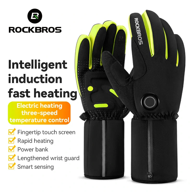 Load image into Gallery viewer, Winter Induction Heated Gloves Warm Windproof
