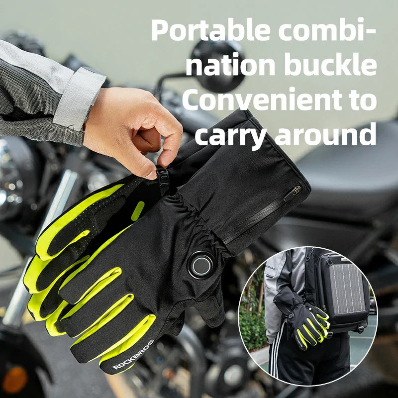 Load image into Gallery viewer, Winter Induction Heated Gloves Warm Windproof
