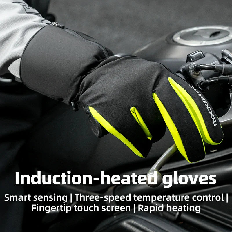 Load image into Gallery viewer, Winter Induction Heated Gloves Warm Windproof
