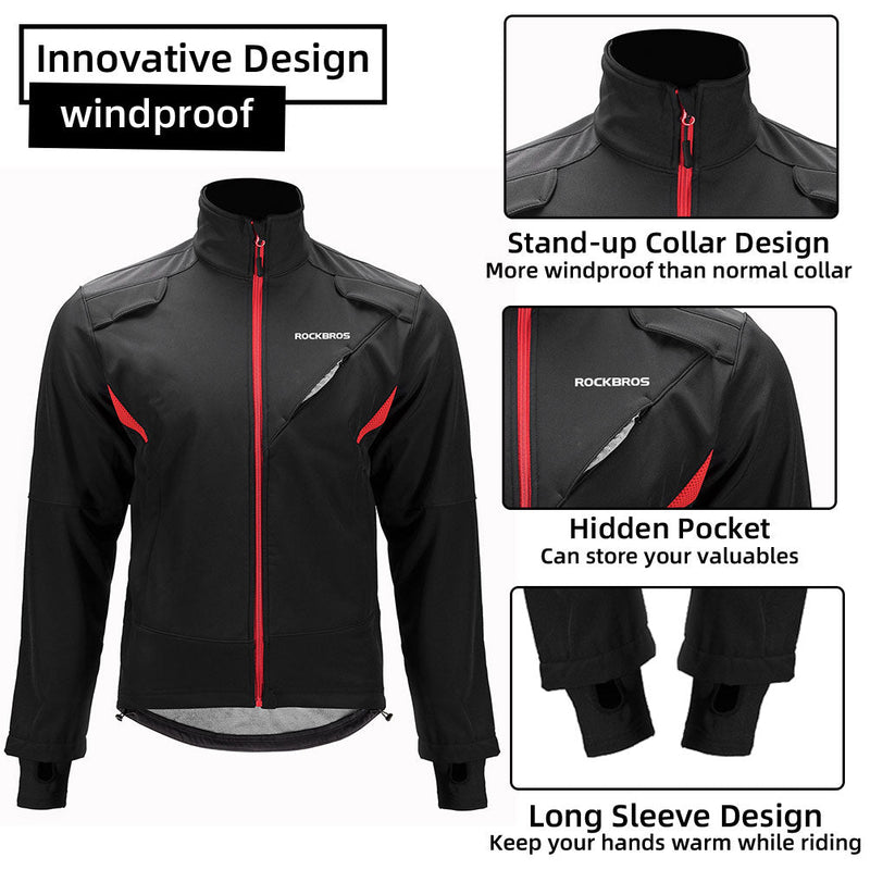 Load image into Gallery viewer, Winter Jacket &amp; Pants Men's Windproof Cycling Suit
