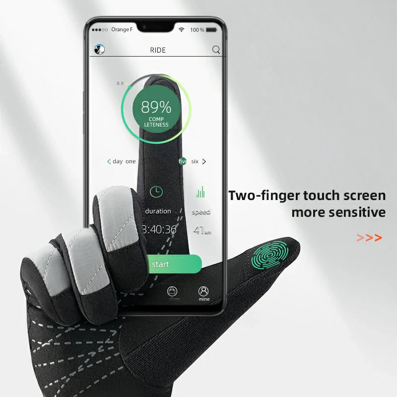 Load image into Gallery viewer, Winter Long-Finger Gloves Windproof Velvet
