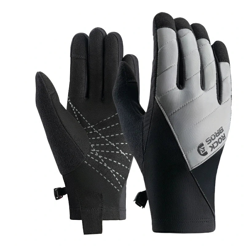 Load image into Gallery viewer, Winter Long-Finger Gloves Windproof Velvet
