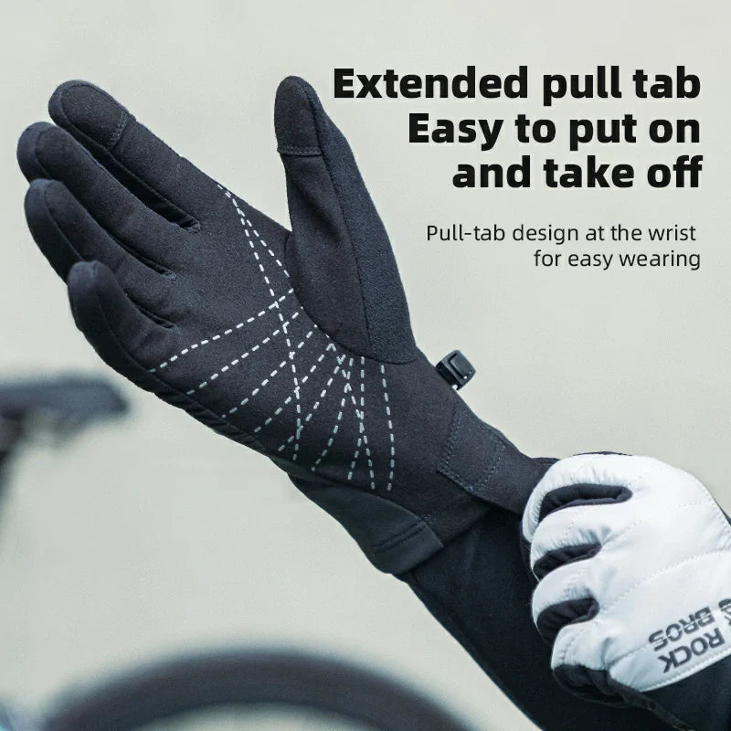 Load image into Gallery viewer, Winter Long-Finger Gloves Windproof Velvet
