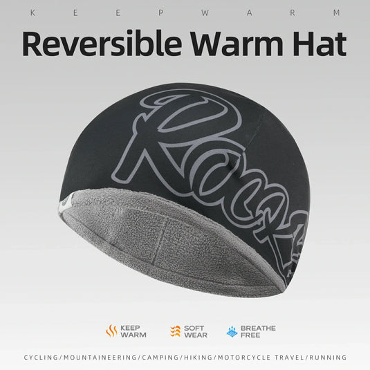 Winter Warm Wool Skull Cap Cycling Breathable for Biking Motorcycling Running