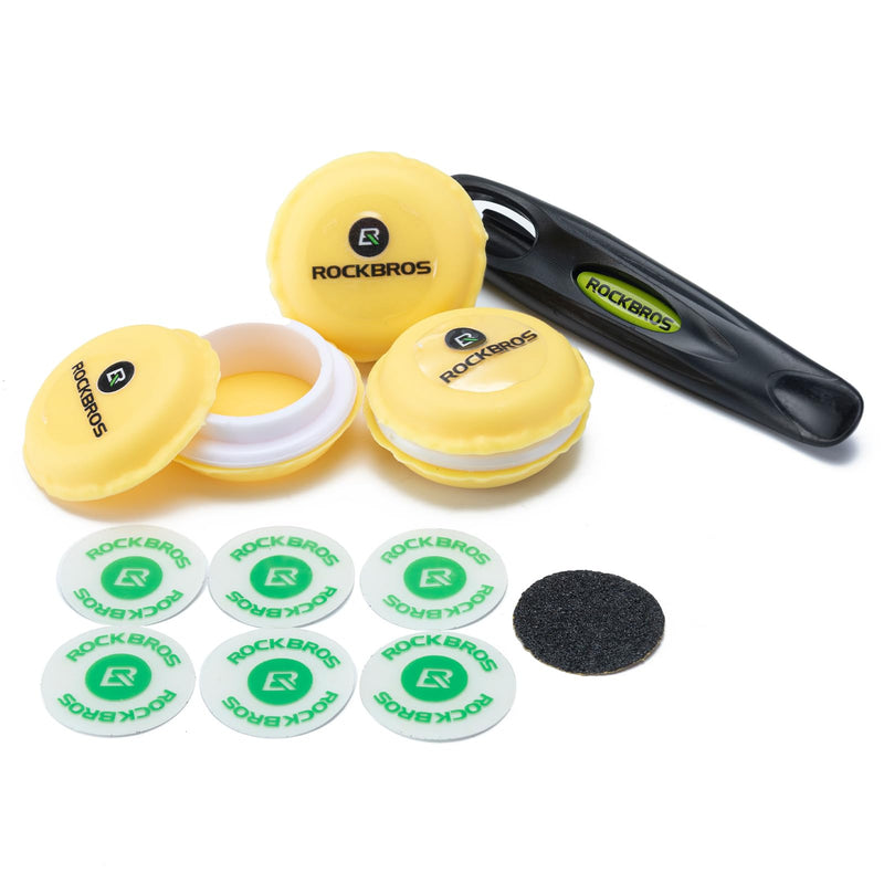 Load image into Gallery viewer, ROCKBROS 18-Pcs Bike Tire Patch Kit, Glueless Tube Repair with Tyre Levers 6-Pack
