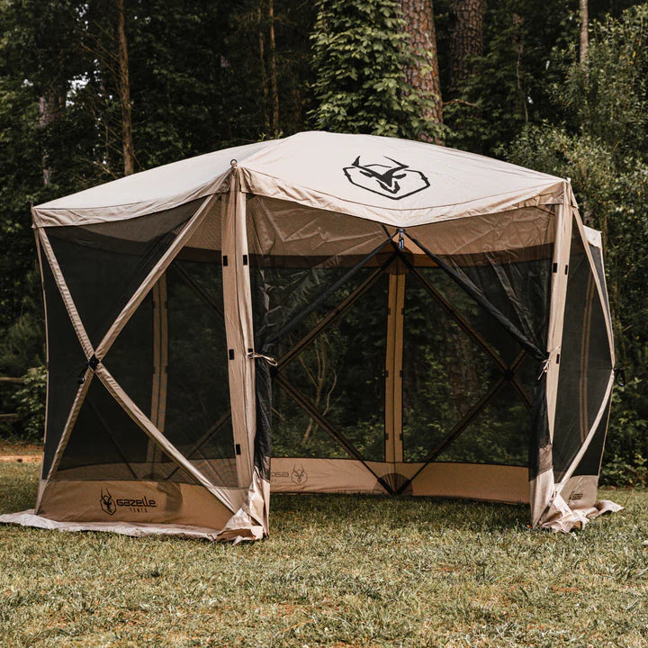 Load image into Gallery viewer, Gazelle Tents G6 6-Sided Portable Gazebo w/ TriTech Mesh

