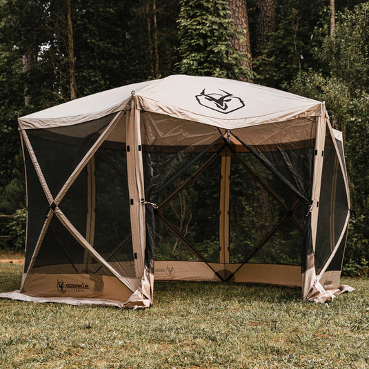 Gazelle Tents G6 6-Sided Portable Gazebo w/ TriTech Mesh
