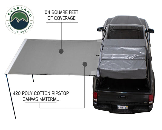 Overland Vehicle Systems 18049909 OVS Nomadic Awning 2.0 - 6.5' With Black Cover Universal