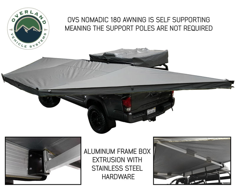Load image into Gallery viewer, Overland Vehicle Systems Nomadic Awning 180 With Zip In Wall
