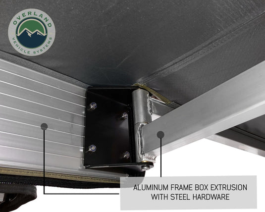 Overland Vehicle Systems Nomadic Awning 180 With Zip In Wall
