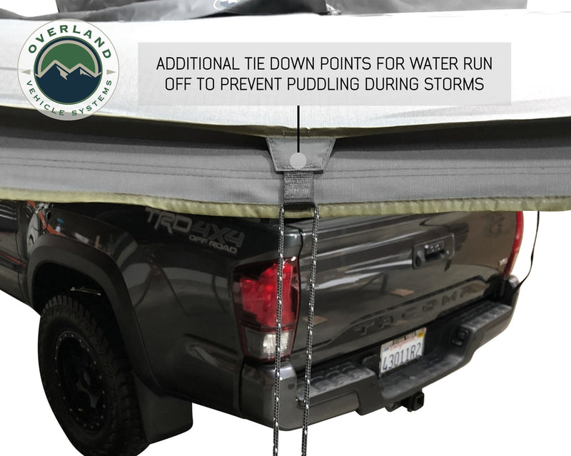 Load image into Gallery viewer, Overland Vehicle Systems 19609907 OVS Nomadic Awning 180 - Dark Gray Cover With Black Cover Universal
