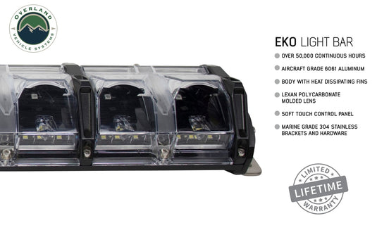 Overland Vehicle Systems EKO 50" LED Light Bar with Variable Beam, DRL, RGB, 6 Brightness
