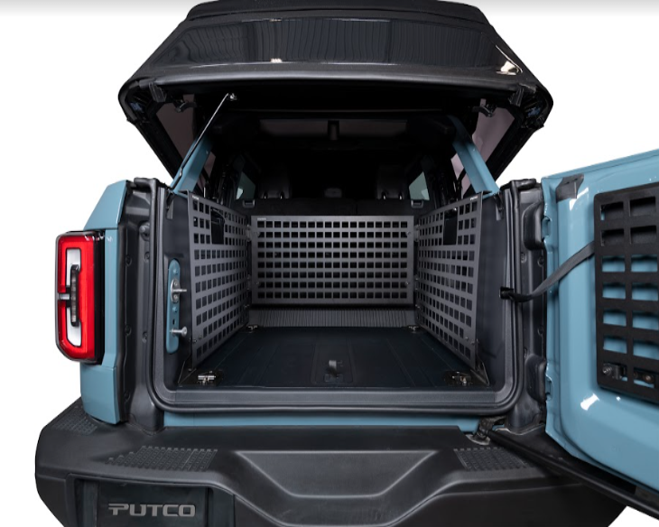 Putco 2021-2022 Ford Bronco Molle Panels – Roof Top Overland