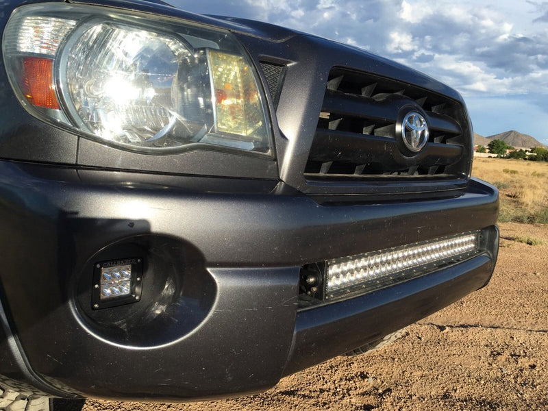 Load image into Gallery viewer, Cali Raised LED 2005-2011 Toyota Tacoma Led Fog Light Pod Replacements Brackets Kit
