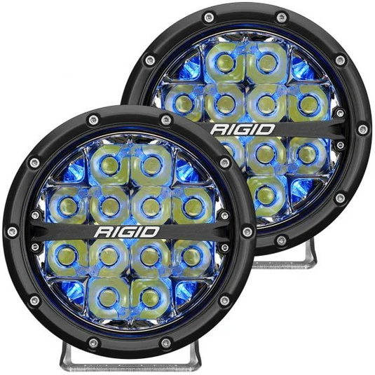 Rigid 360-Series 6" LED Off Road Fog Light Spot Beam Pod-Pair