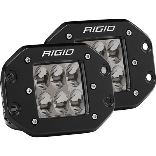 Rigid D-Series PRO Specter Driving Flush Mount Black-Pair