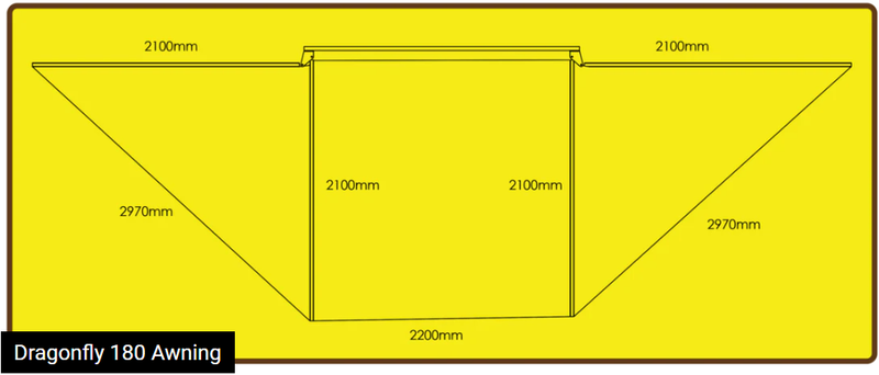 Load image into Gallery viewer, Eezi-Awn Dragonfly 180 Awning
