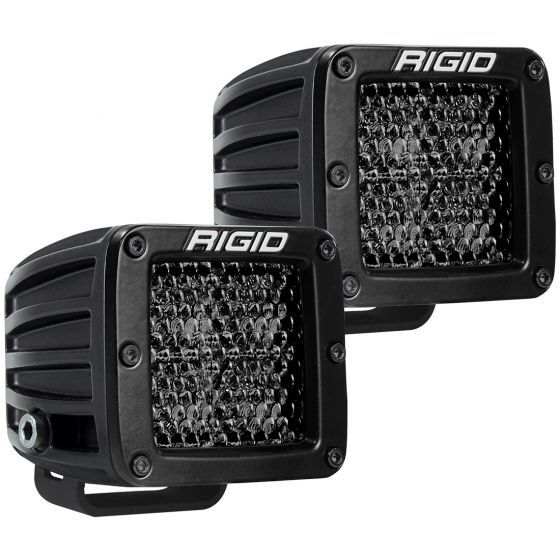 Rigid D-Series Pro Spot Diffused Midnight Flush Mount-Pair