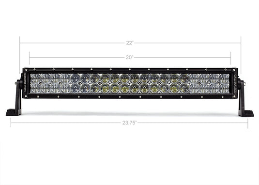 Cali Raised LED 22" Dual Row 5D Optic OSRAM LED Light Bar