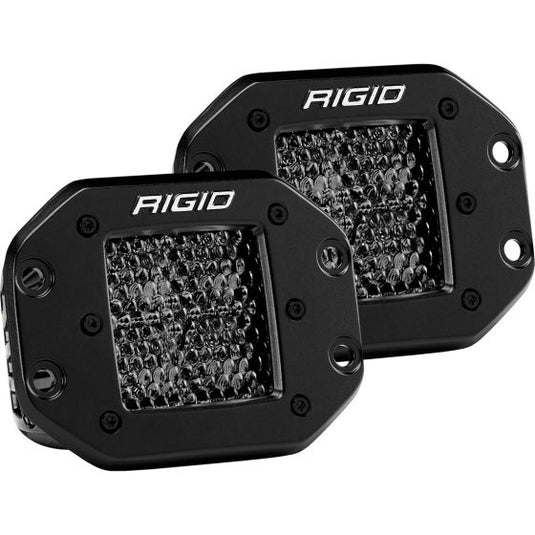 Rigid D-Series Pro Spot Diffused Midnight Lights-Pair