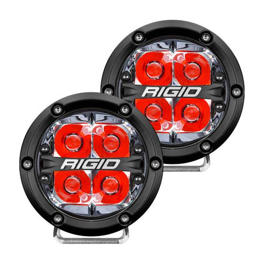 Rigid 360-Series 4" LED Off Road Fog Light Spot Beam-Pair