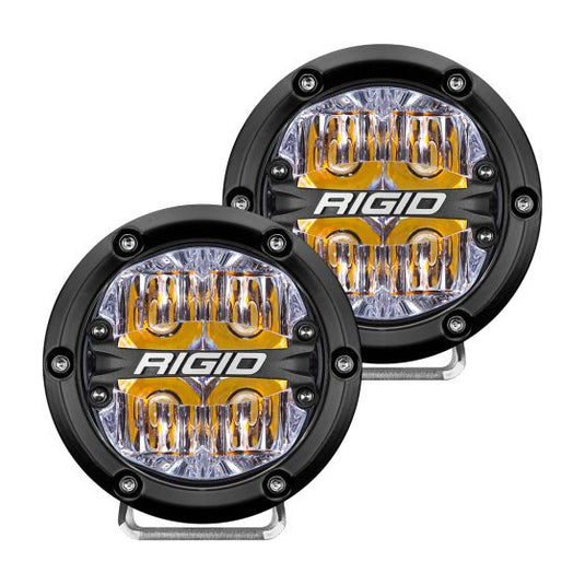 Rigid 360-Series 4" LED Off Road Fog Light Drive Beam-Pair