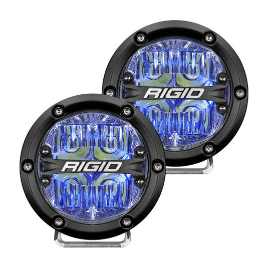 Rigid 360-Series 4" LED Off Road Fog Light Drive Beam Pods-Pair