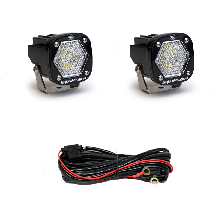 Load image into Gallery viewer, Baja Designs Black S1 LED Light - Pair
