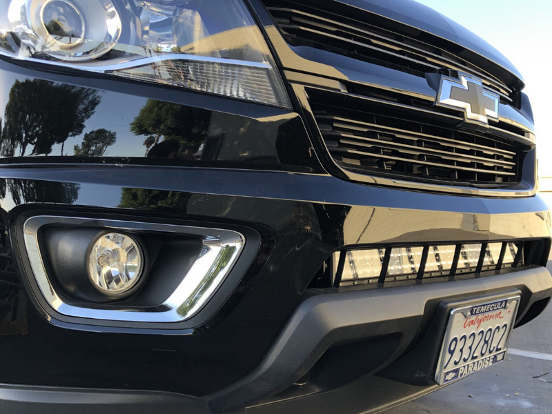 Load image into Gallery viewer, Cali Raised LED 2014-2022 Chevy Colorado 32&quot; Lower Bumper Hidden Led Light Bar Mounting Brackets
