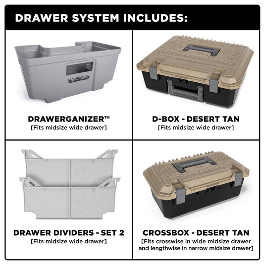 DECKED 2019-2021 Ford Ranger Decked Drawer System