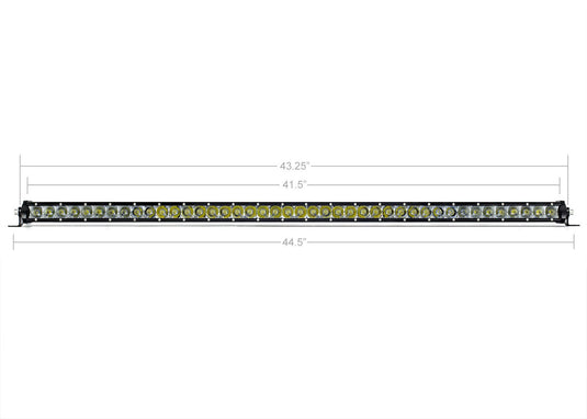 Cali Raised LED 42" Slim Single Row LED Light Bar (Amber)