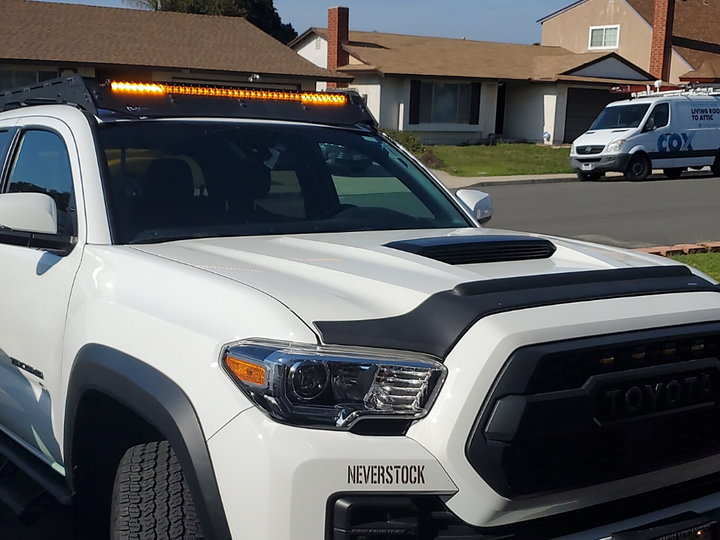Cali Raised LED 40" CutOut Prinsu Roof Rack Slim LED Light Bar Bracke