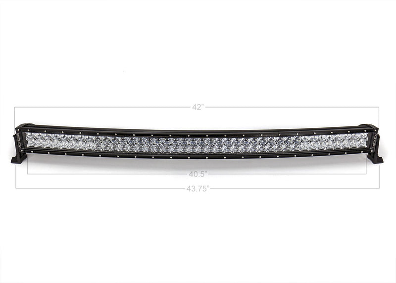 Load image into Gallery viewer, Cali Raised LED 42&quot; Curved Dual Row 5D Optic OSRAM LED Light Bar
