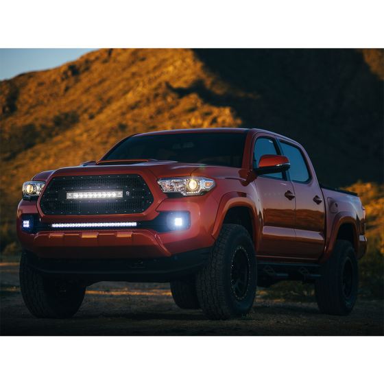 Load image into Gallery viewer, Rigid 2016-2017 Tacoma Fog Mount Kit SAE Compliant D-Series Pair
