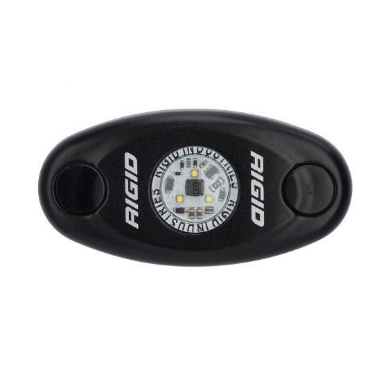 Rigid A-Series Low Power Amber Light Black Housing