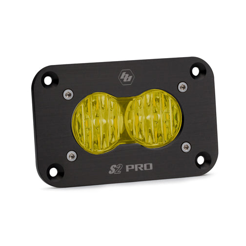 Baja Designs S2 Pro LED Light - Black Flush Mount