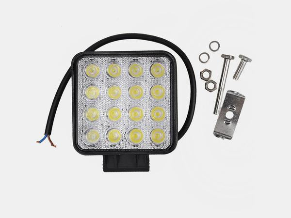 Cali Raised LED 48w Square Work Light