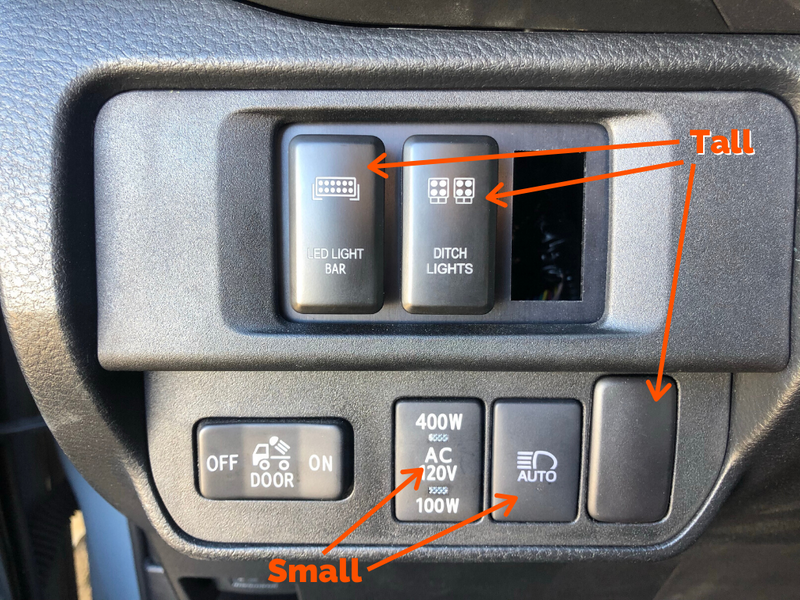 Load image into Gallery viewer, Cali Raised LED Toyota OEM Style &quot;Reverse Lights&quot; Switch
