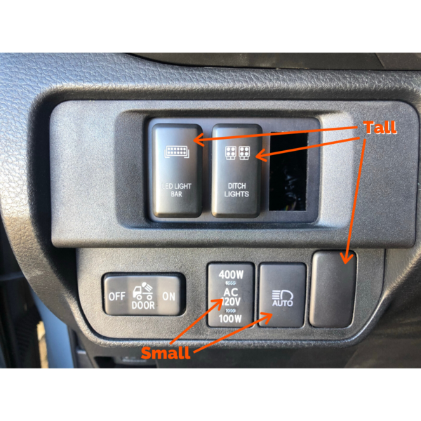 Load image into Gallery viewer, Cali Raised LED Small Style Toyota OEM Style &quot;Bumper Light Bar&quot; Switch
