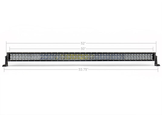 Cali Raised LED 52" Dual Row 5D Optic OSRAM LED Light Bar
