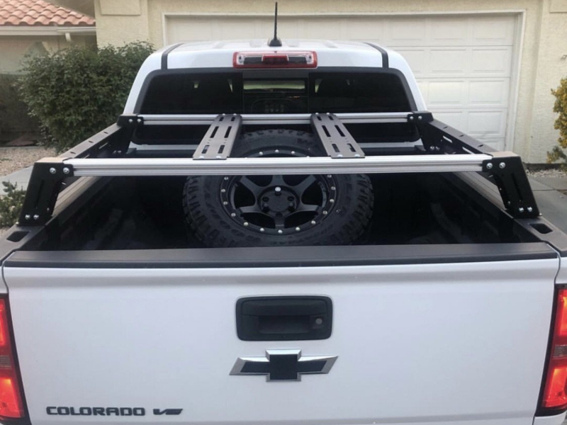 Load image into Gallery viewer, Cali Raised LED 2014-2022 Chevy Colorado Overland Bed Rack
