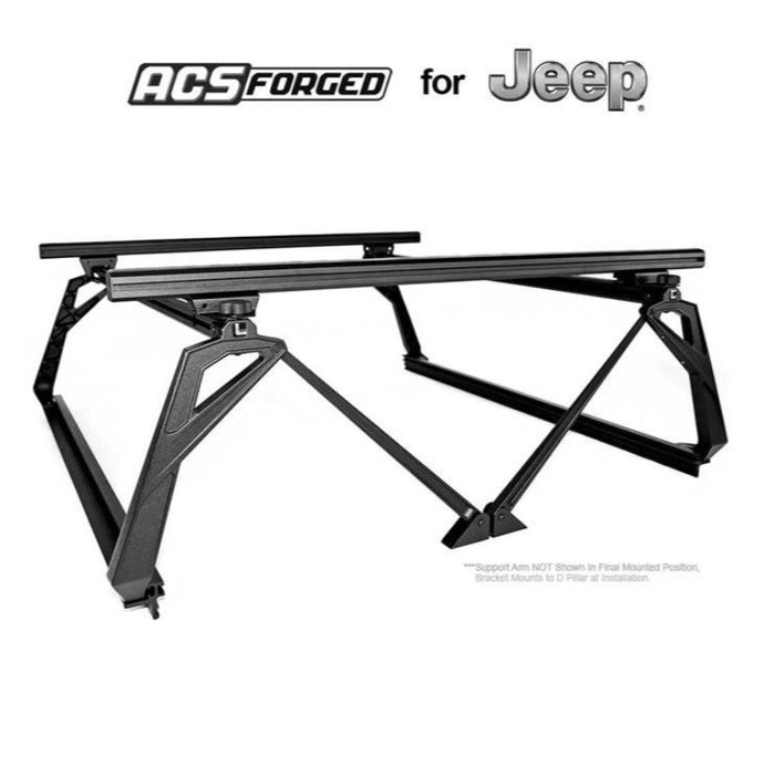 leitner acs forged bed rack jeep gladiator
