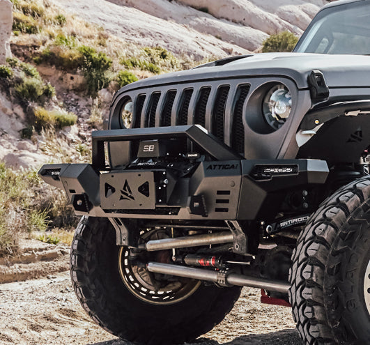 Load image into Gallery viewer, Attica 4x4 2018-2023 Jeep Wrangler JL Frontier Series Front Bumper
