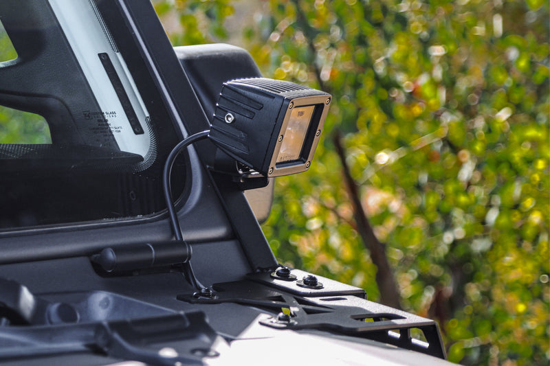 Load image into Gallery viewer, Attica 4x4 2018-2023 Jeep Wrangler JL Frontier Series Light Mount Brackets

